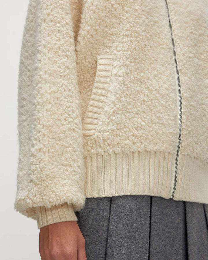 Sindy Wool Cardigan Gardenia