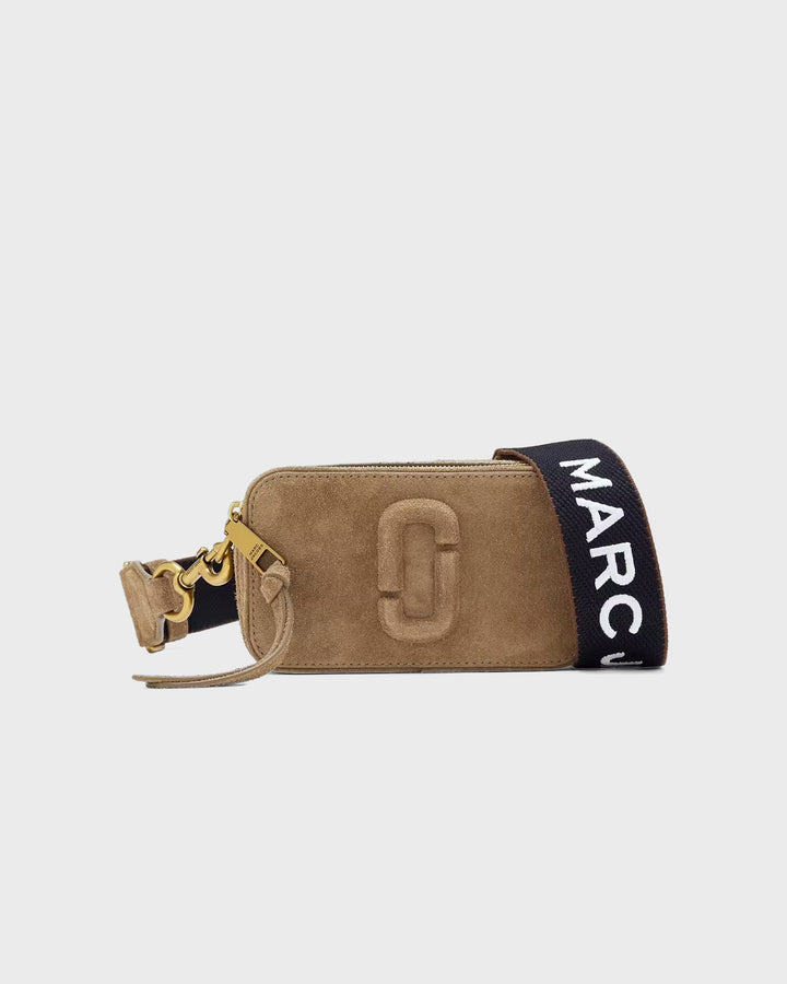 Marc Jacobs Handtasche Snapshot Felted Suede Hazelnut