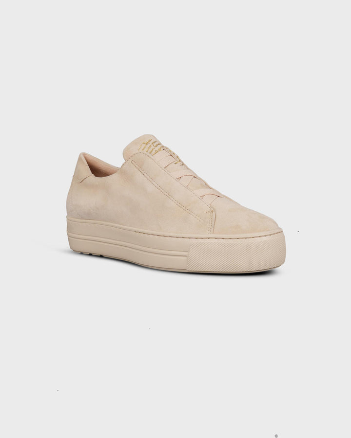 Sneaker Samtziege Biscuit/Beige