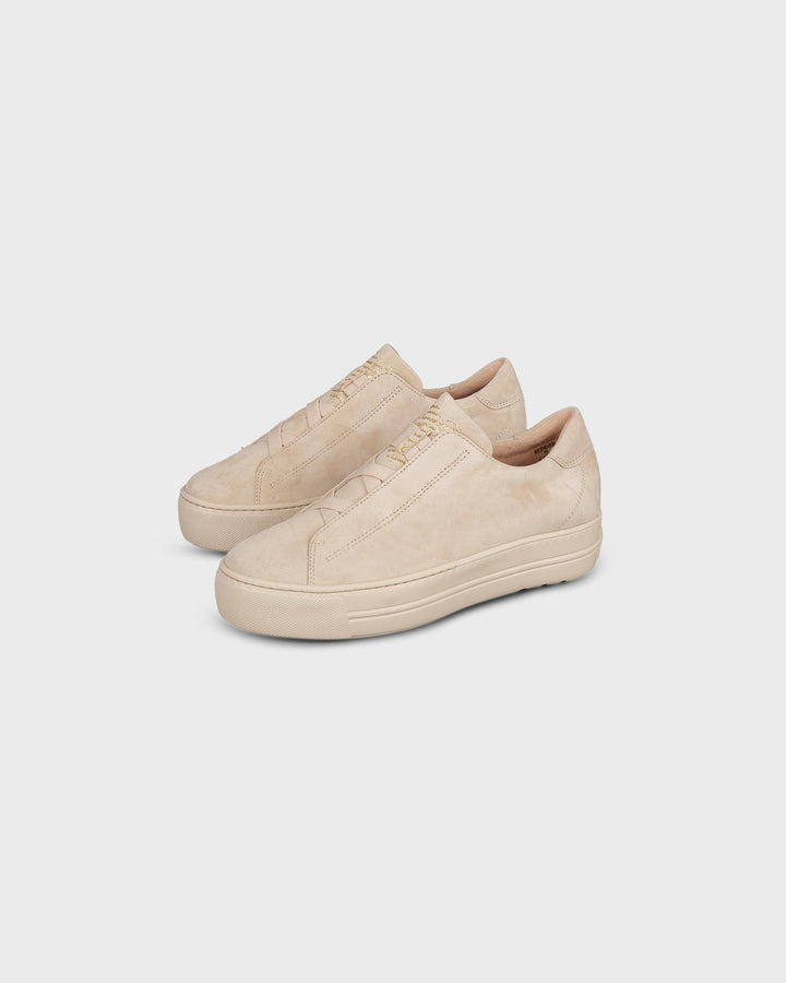 Sneaker Samtziege Biscuit/Beige