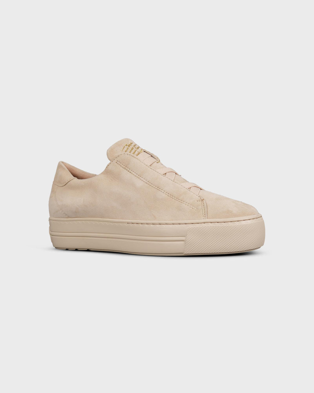 Sneaker Samtziege Biscuit/Beige