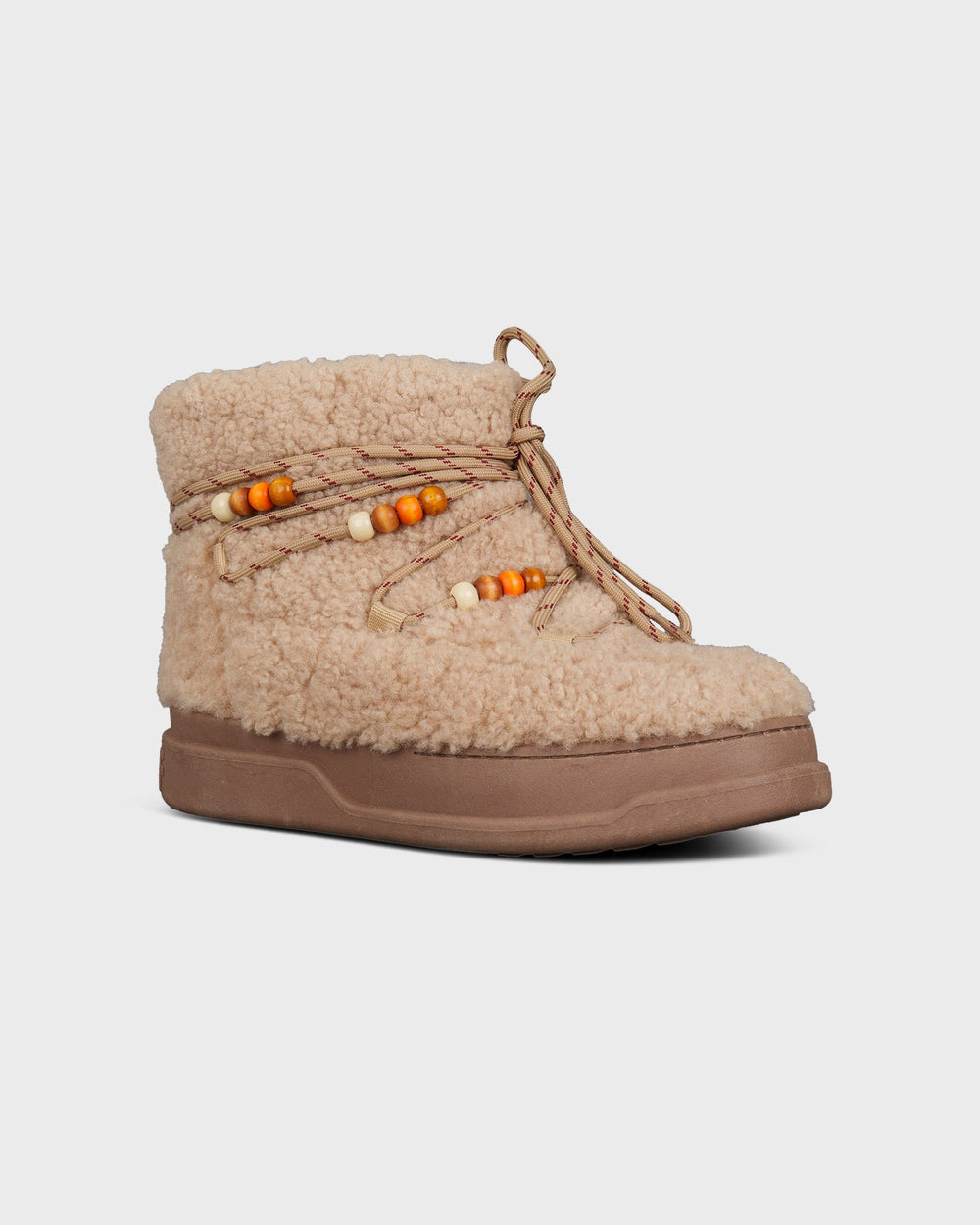 Colors of California Schuhe Snow Boot Curly Fur Taupe – Bild 2