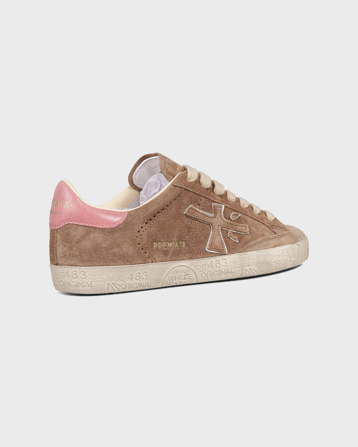 Premiata Schuhe Stevend Taupe Rosa – Bild 5