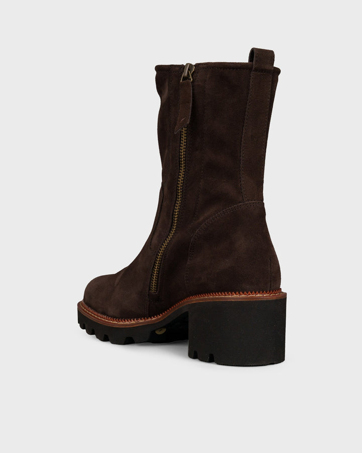 Stiefel Braun Soft Suede Mocca