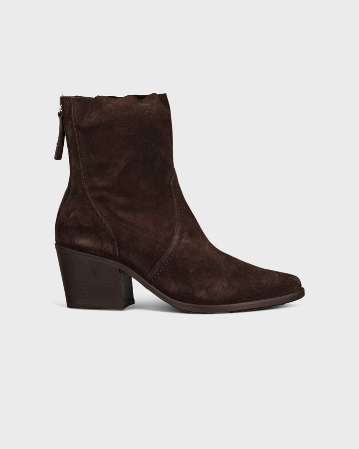 Stiefelette Braun Soft Suede Mocca