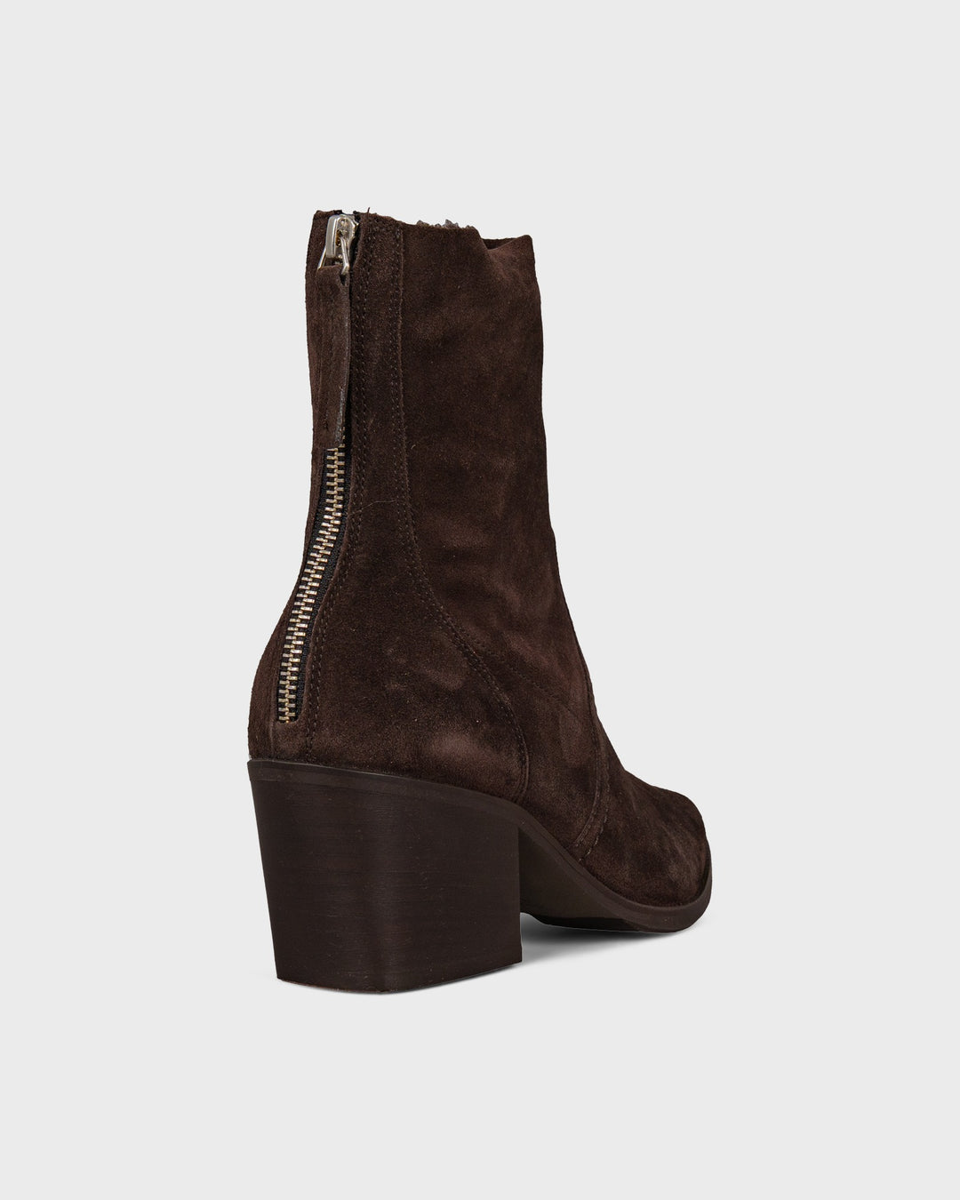 Stiefelette Braun Soft Suede Mocca – Bild 3