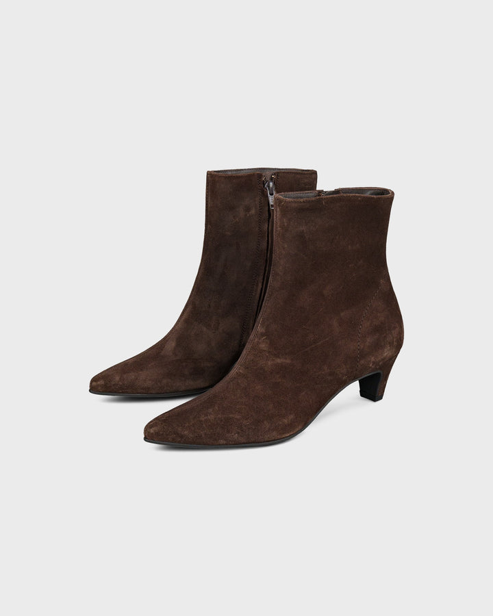 Stiefelette Braun Soft Suede Mocca – Bild 4