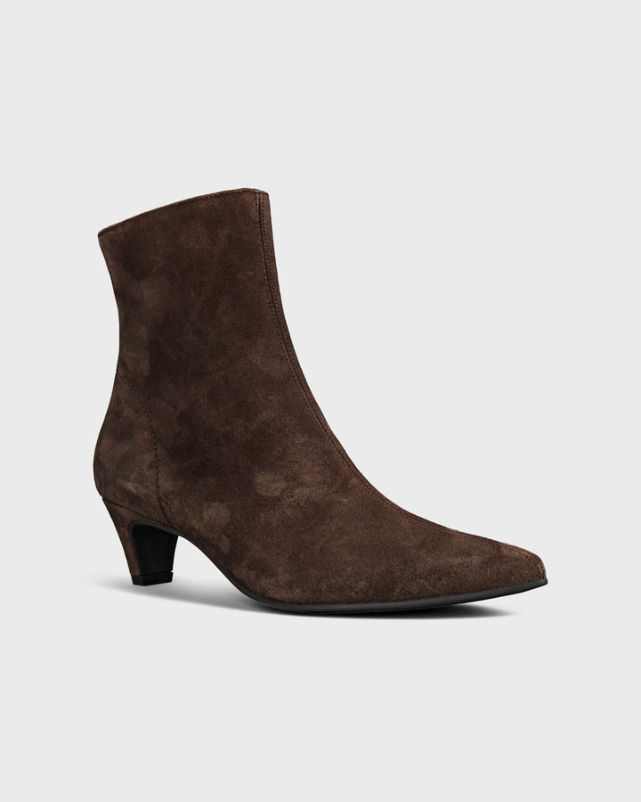 Stiefelette Braun Soft Suede Mocca – Bild 5