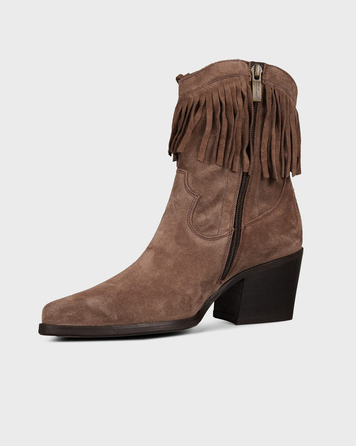 Stiefelette Soft Suede Earth