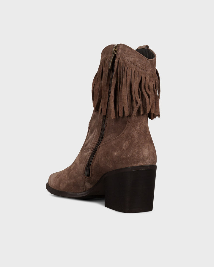 Stiefelette Soft Suede Earth