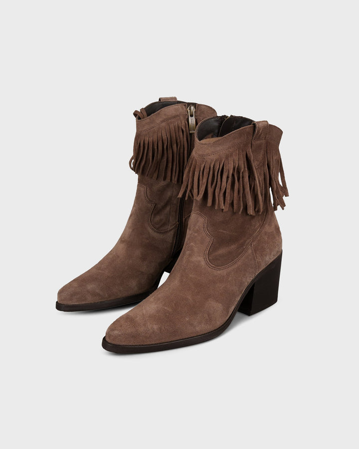 Stiefelette Soft Suede Earth