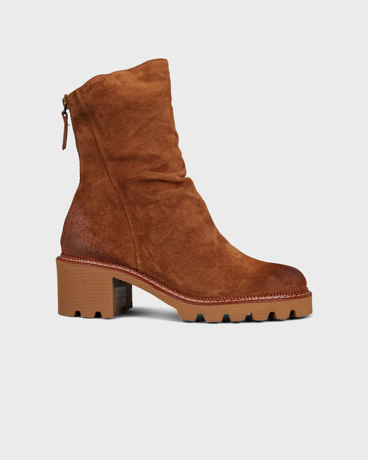 Stiefeletten Braun Soft Suede Toffee