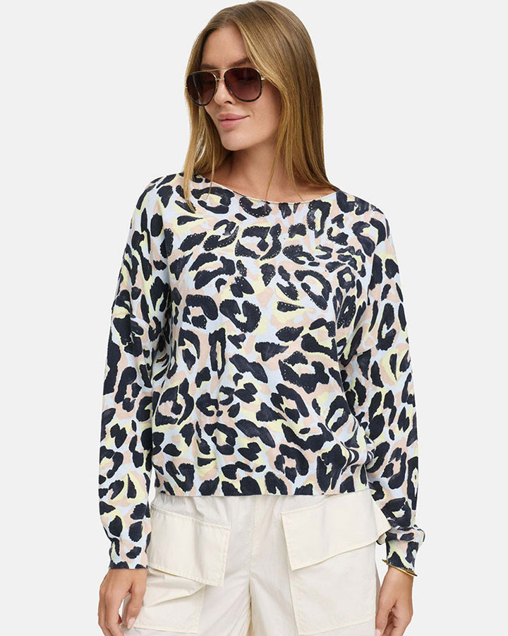 Strickpullover in Cotton Yellow Leo