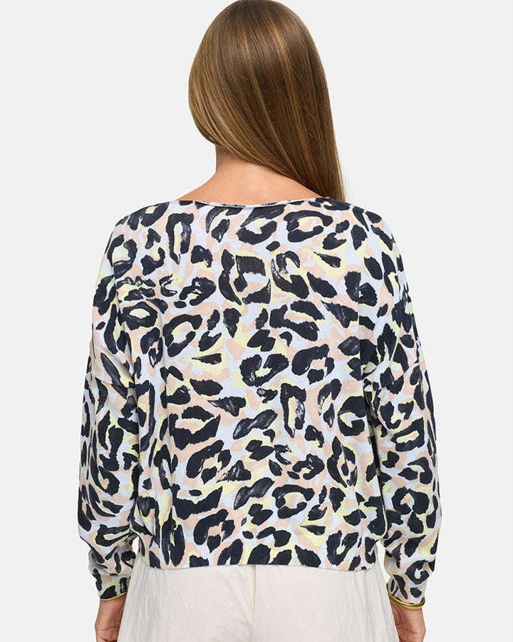 Strickpullover in Cotton Yellow Leo