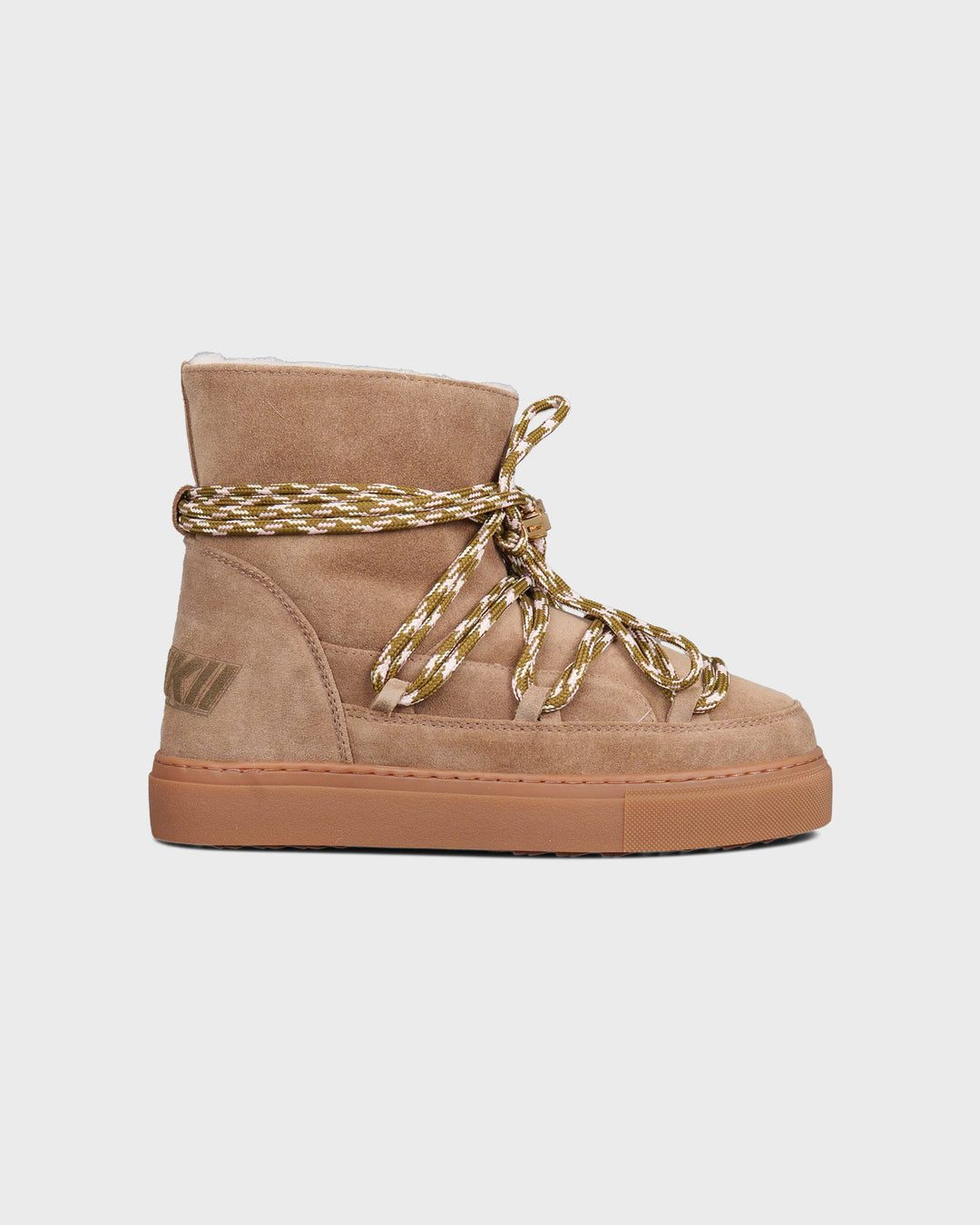 INUIKII AG Schuhe Suede Double Tie Beige