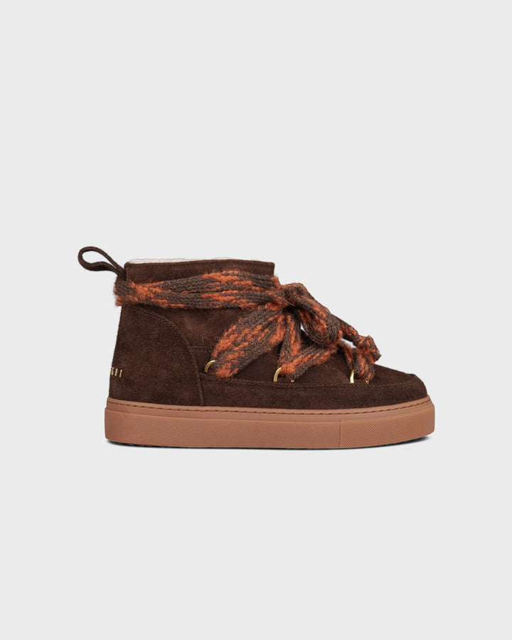 INUIKII AG Schuhe Suede Knot Dark Brown