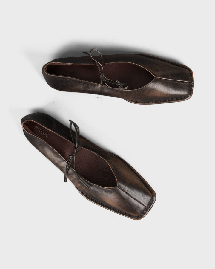 ALOHAS Schuhe Sway Vintage Effect Brown – Bild 5