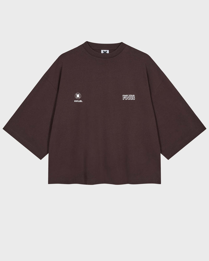 T-Shirt Cropped Brown