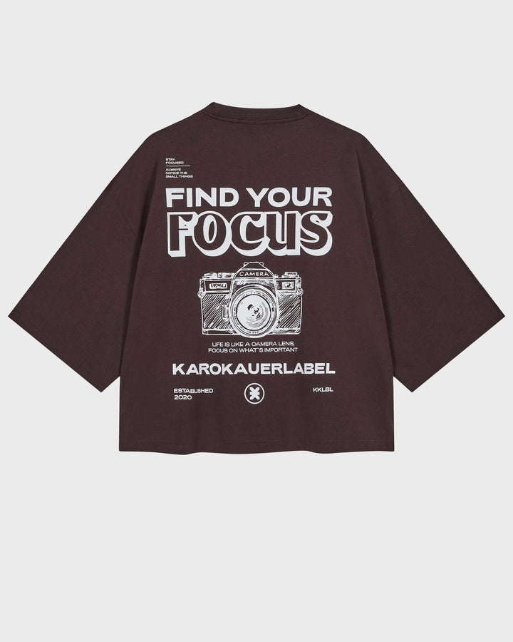 T-Shirt Cropped Brown