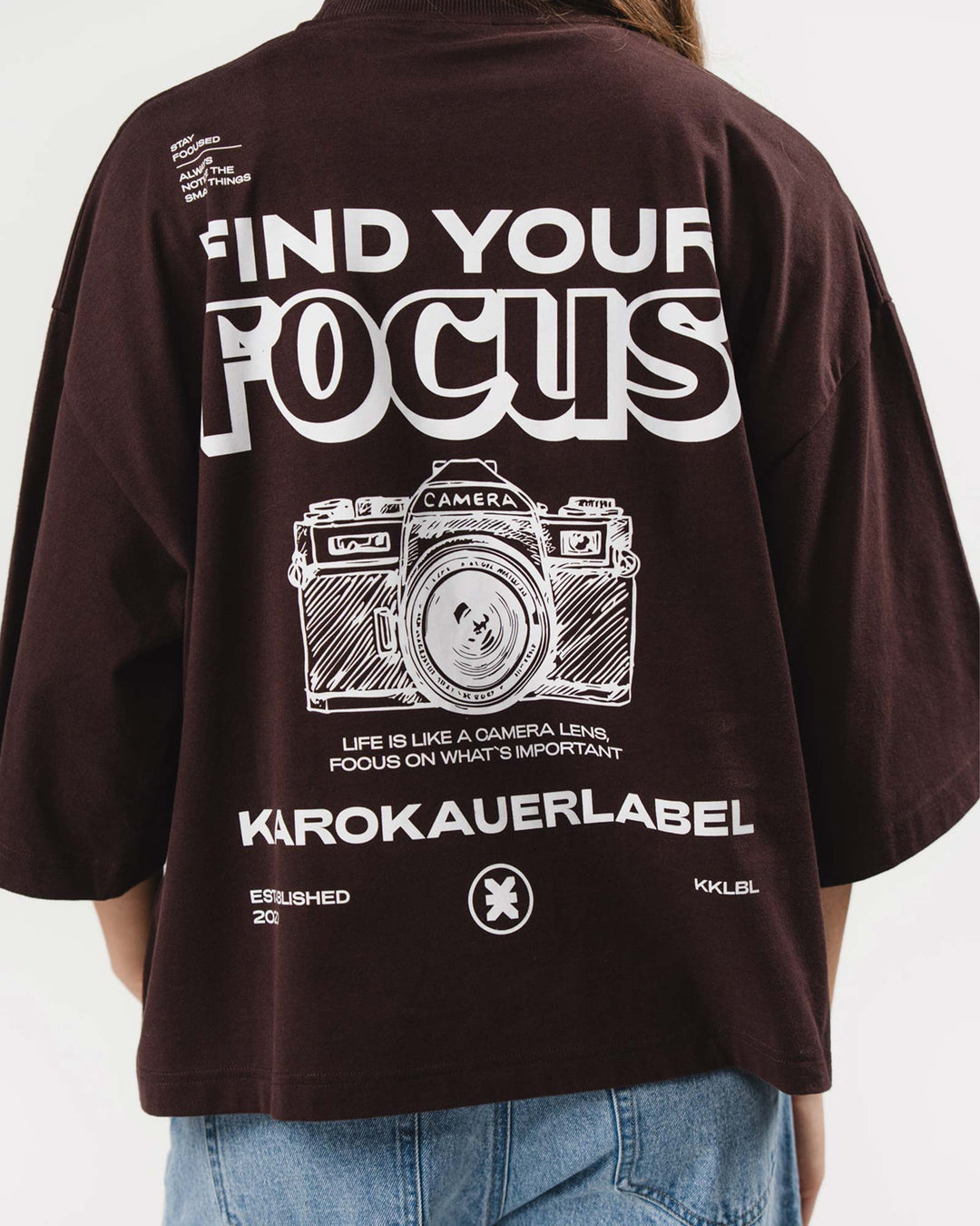 T-Shirt Cropped Brown