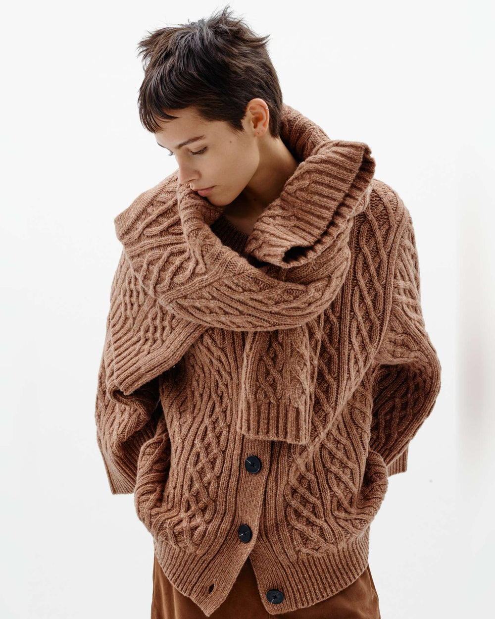 InWear Cardigan Taieiw Cardigan Tobacco Brown – Bild 3