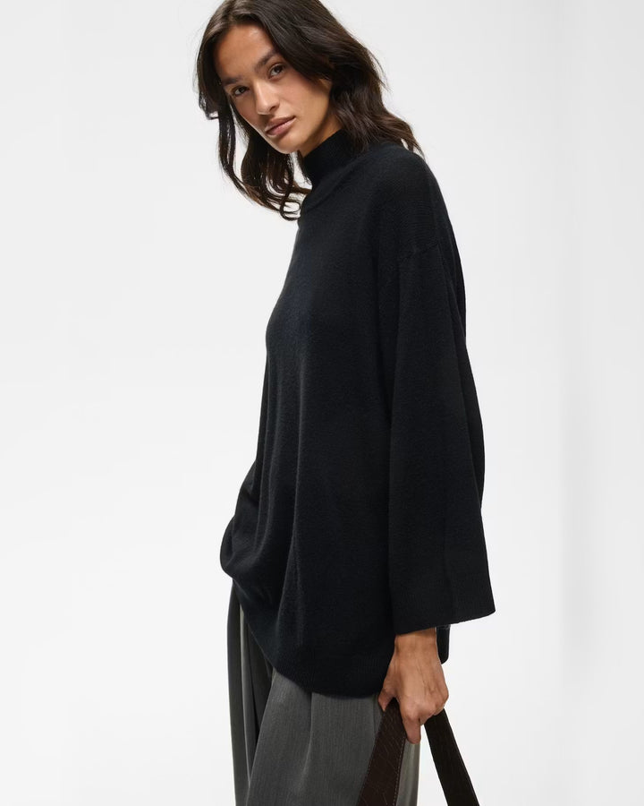 InWear Pullover Tallyiw Monika Highneck Black – Bild 6
