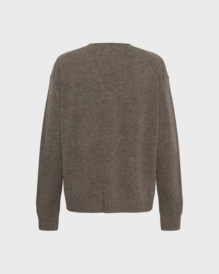 InWear Pullover Tallyiw Monika V-Neck Chocolate Brown – Bild 2