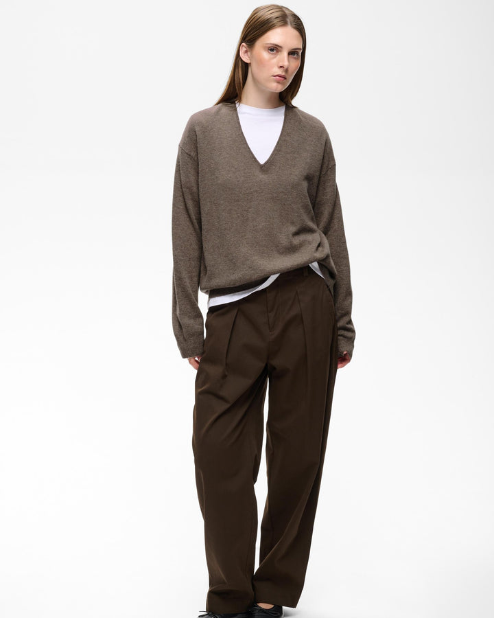 InWear Pullover Tallyiw Monika V-Neck Chocolate Brown – Bild 5