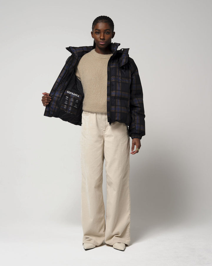 Go Franck Jacke Talon Blue TartanCheck – Bild 2