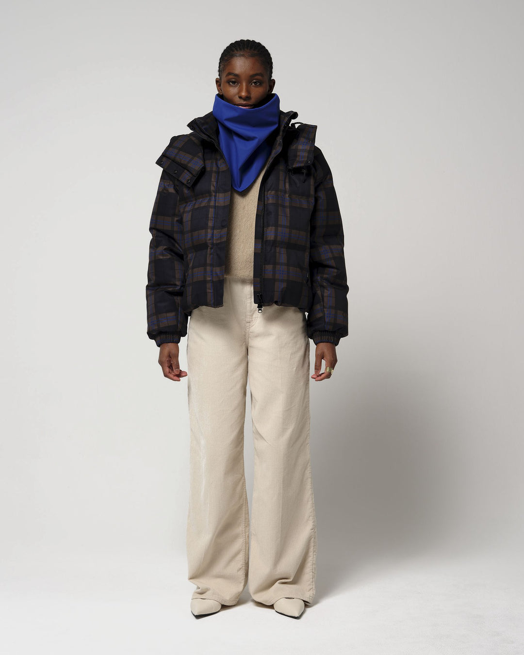 Go Franck Jacke Talon Blue TartanCheck – Bild 4