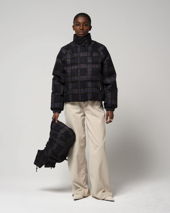 Go Franck Jacke Talon Blue TartanCheck – Bild 5