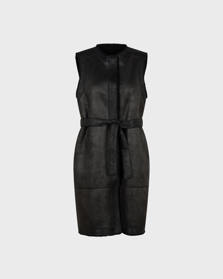 Tamara Lily Fur Wool Black