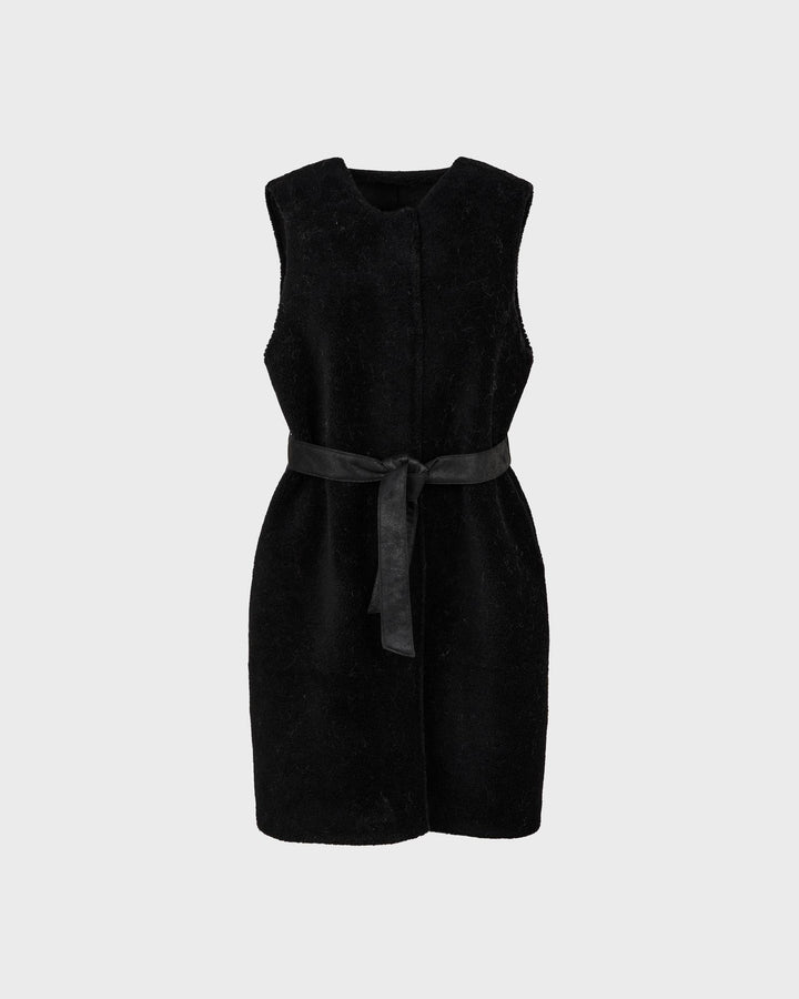 Tamara Lily Fur Wool Black