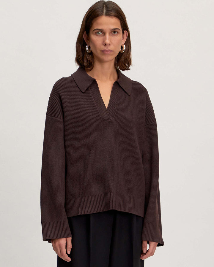Taria Jumper Chocolate Plum