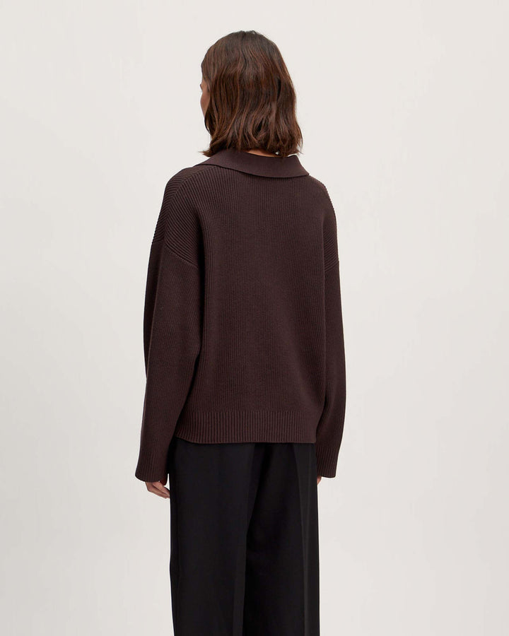Taria Jumper Chocolate Plum