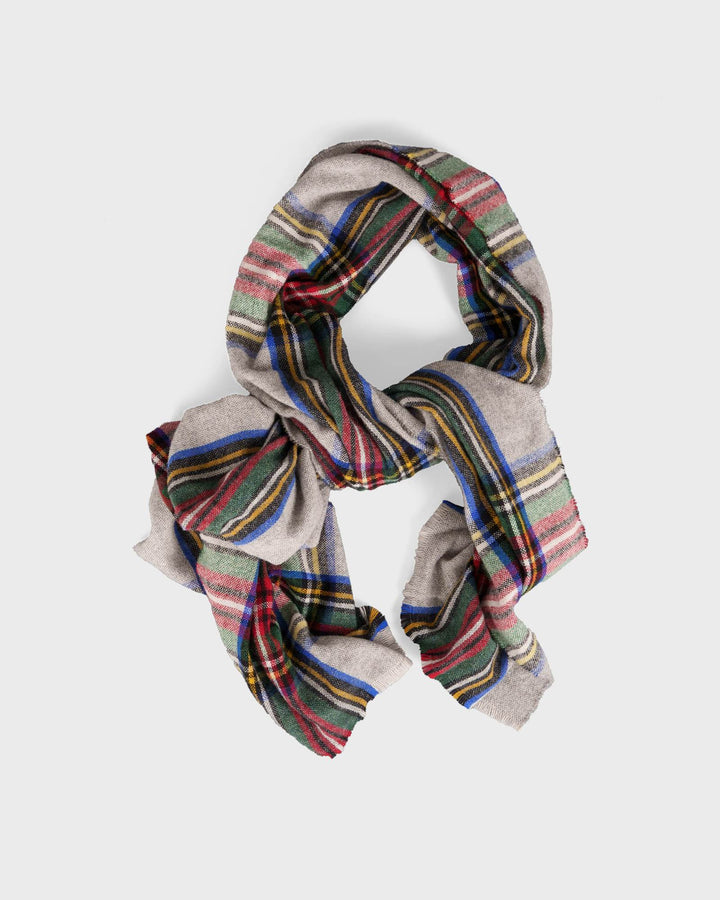 Studio 1893 Scarf Tartine Bordo Orange Himbeere