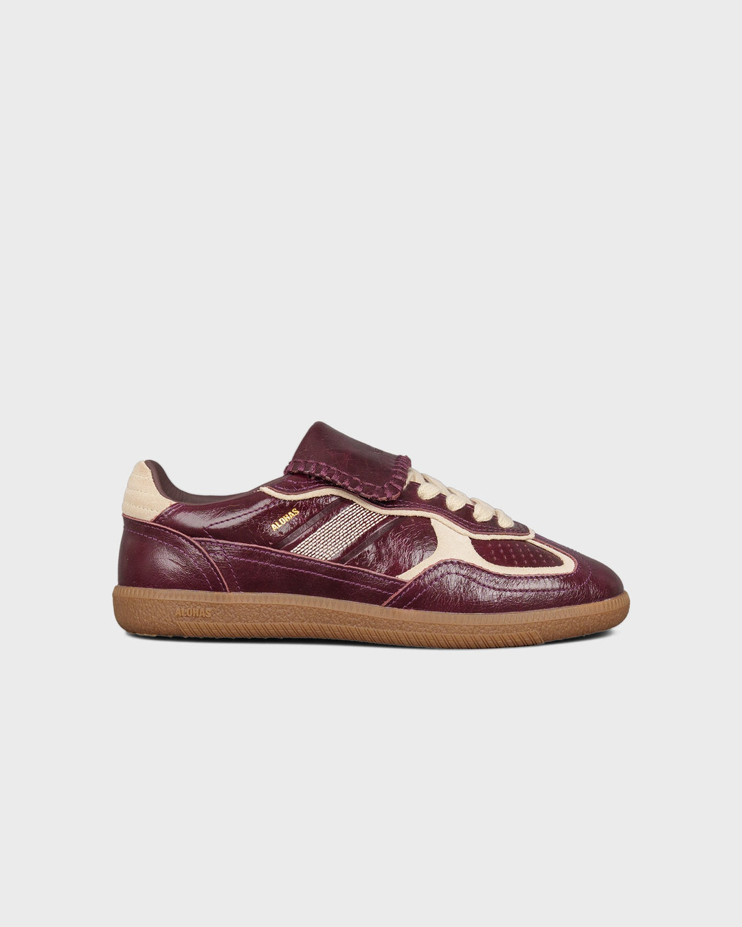 ALOHAS Schuhe Tb.490 Club Patent Deep Burgundy Leather Sneak