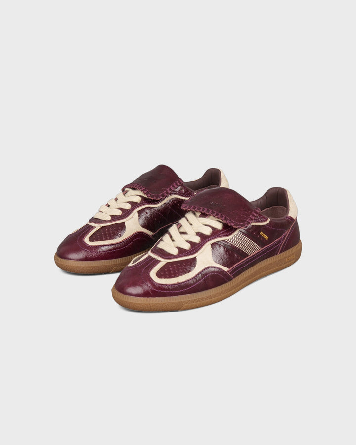 ALOHAS Schuhe Tb.490 Club Patent Deep Burgundy Leather Sneak – Bild 3