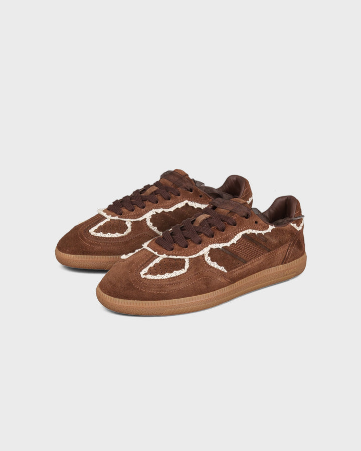 ALOHAS Schuhe Tb.490 Crochet Chocolate Leather Sneakers – Bild 3