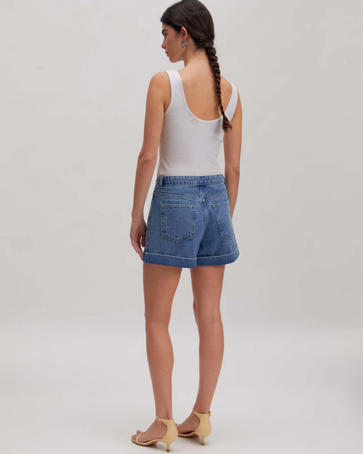 Tela Denim Shorts Lightblue