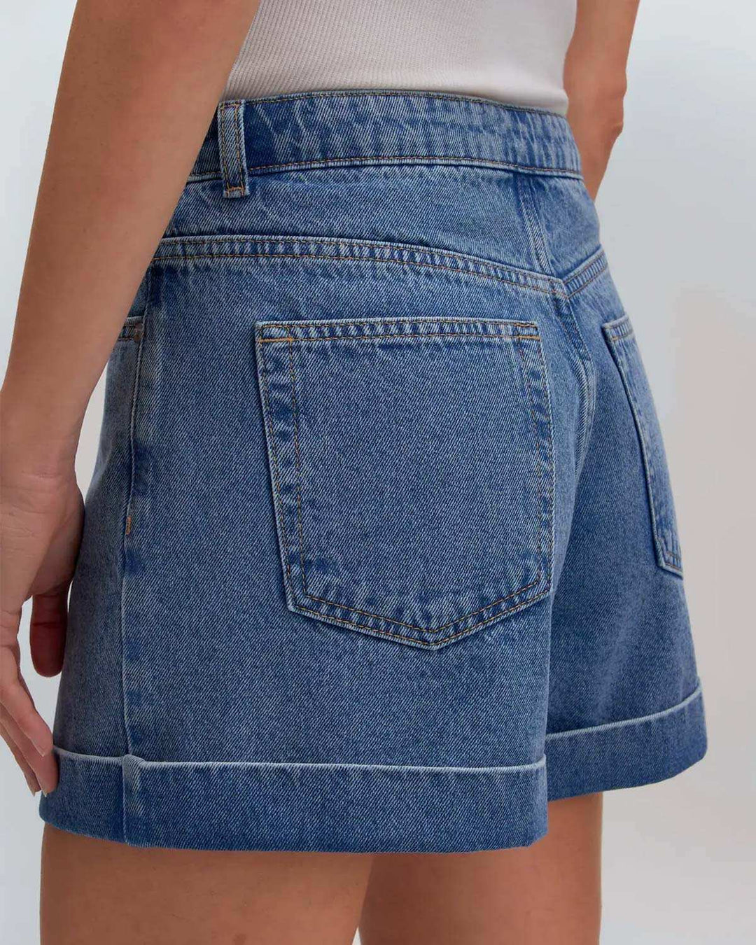 Tela Denim Shorts Lightblue