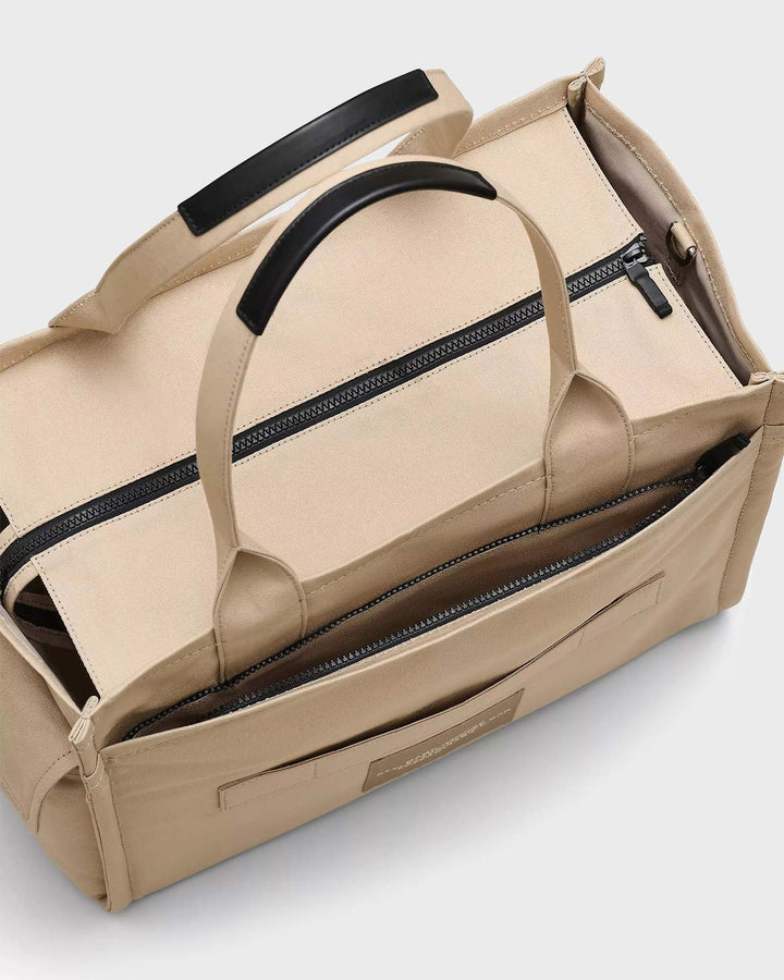 The Canvas Travel Tote Bag Beige