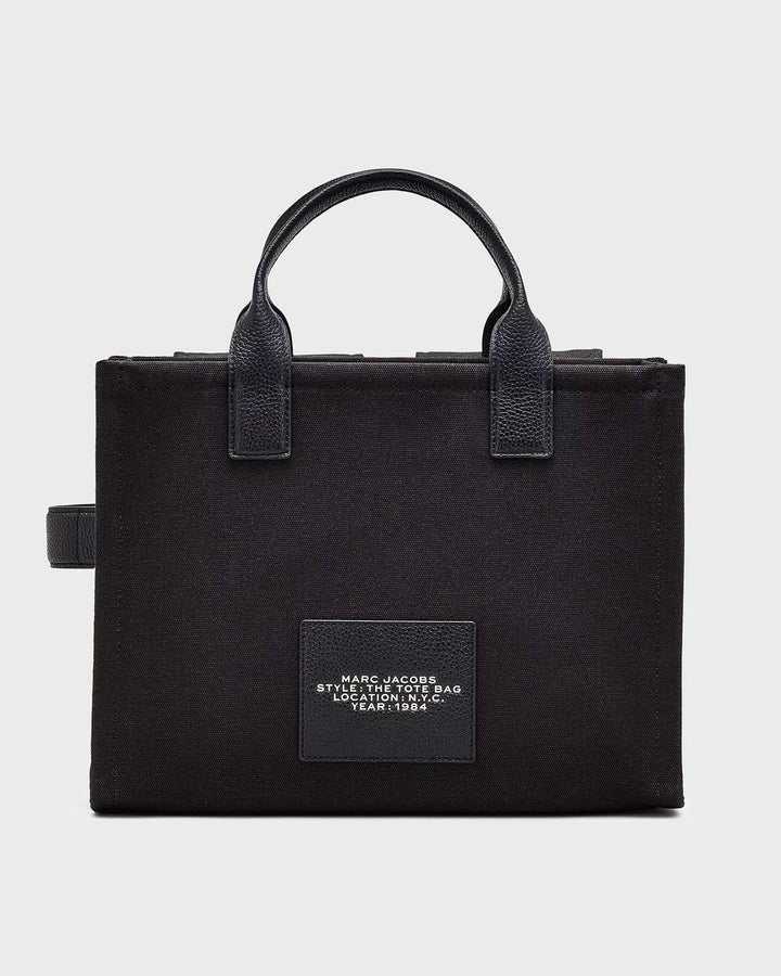 The Cargo Canvas Medium Tote Bag Black