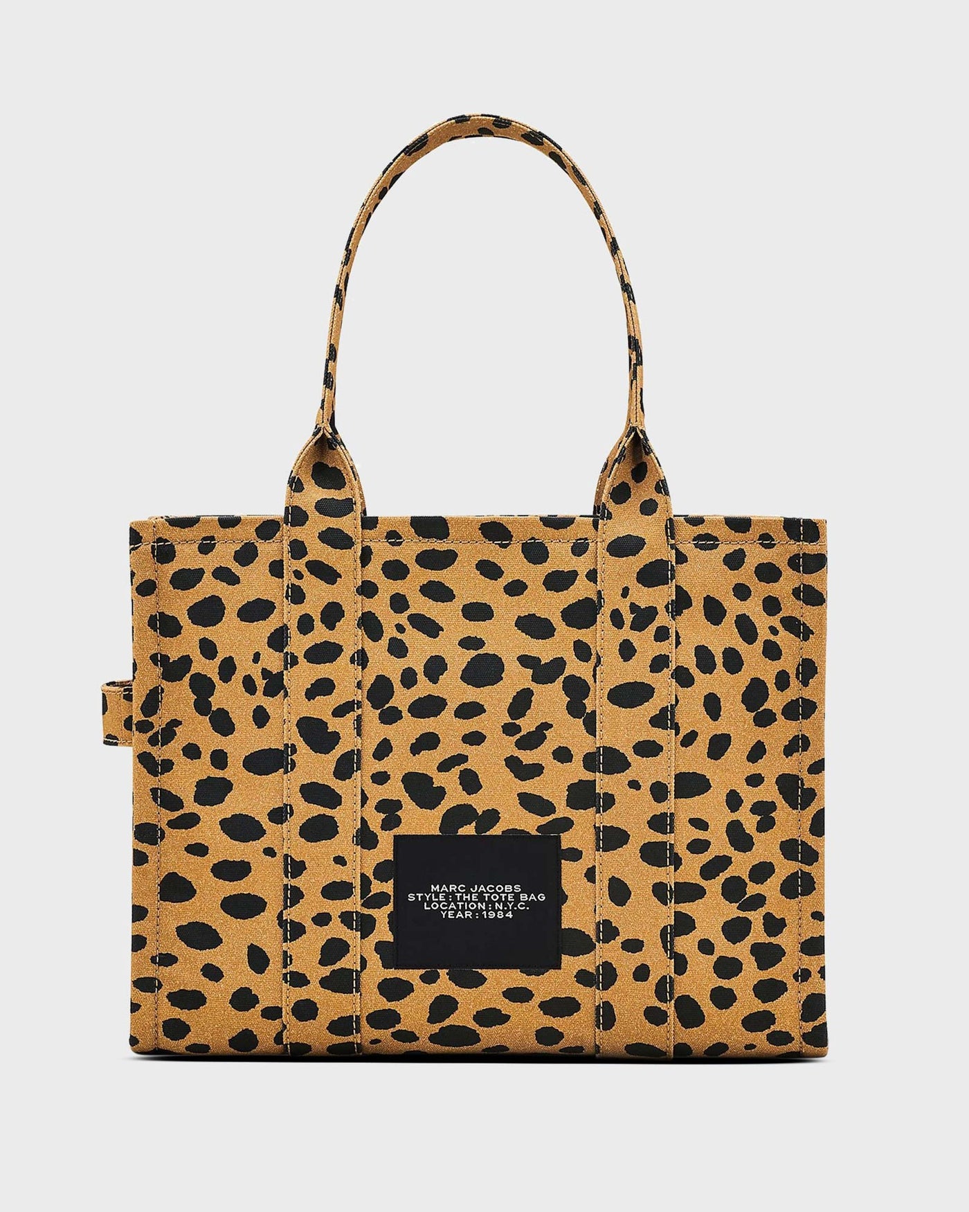 The Cheetah Canvas Large Tote Bag Black M myMEID