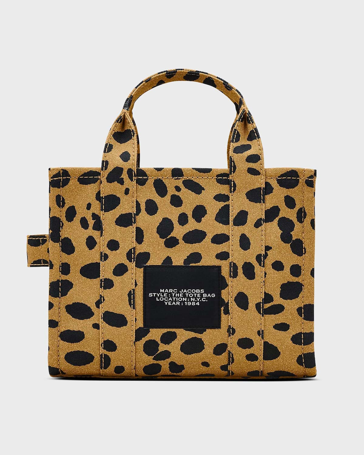 The Cheetah Canvas Small Tote Bag Black M myMEID