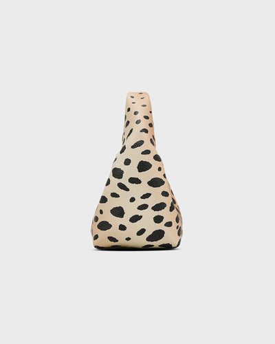 The Cheetah Leather Mini Sack Bag Black Ml myMEID