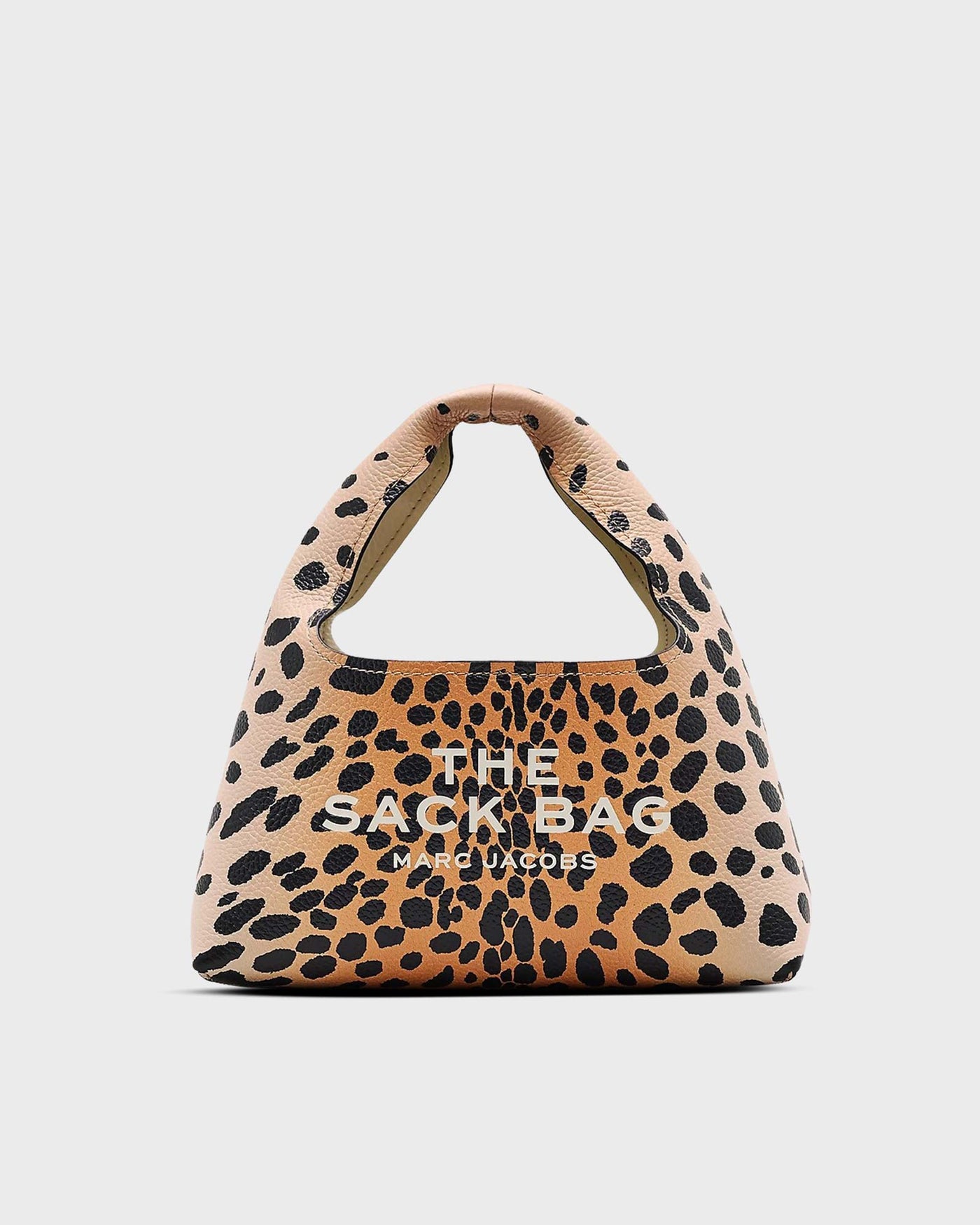 The Cheetah Leather Mini Sack Bag Black Ml myMEID