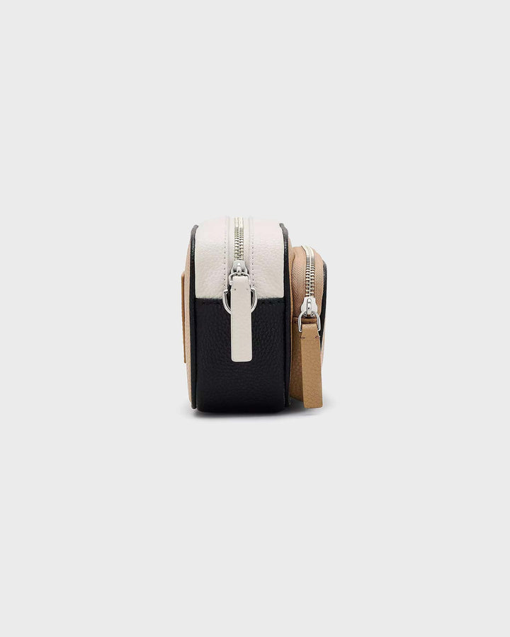 The Colorblock Crossbody Bag Camel Multi