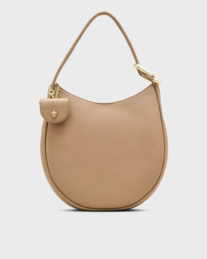 The Large Dual Hobo Bag Camel