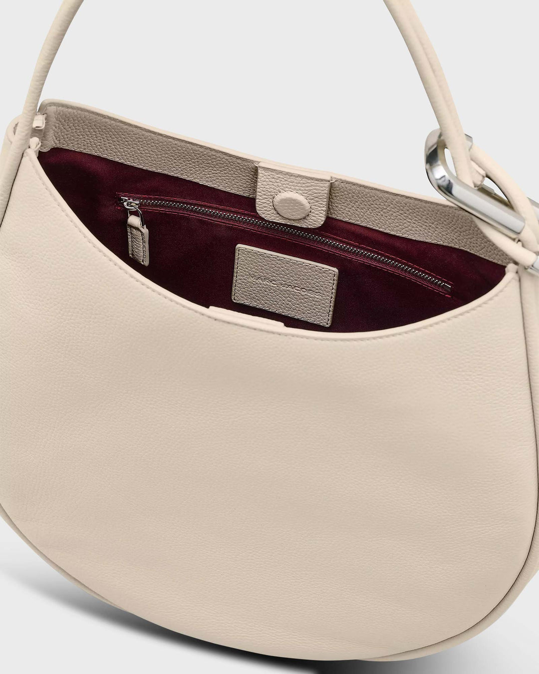 The Large Dual Hobo Bag Cloud White